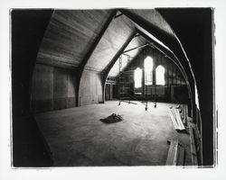 Construction work on the interior of the Salvation Army building, Santa Rosa, California, 1963