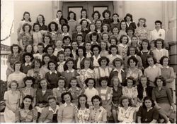 Girls of the Santa Rosa Junior High class of 1944, Santa Rosa, California