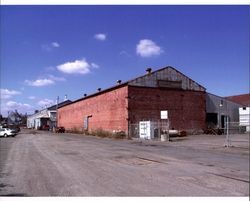 Brick warehouse associated with Poultry Producers of Central California on Copeland Street, Petaluma, California, Sept. 25, 2001