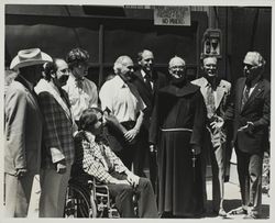 Fr. Alfred Boeddeker at the Sonoma County Fair for the Mexicana Villa dedication, Santa Rosa, California, 1976