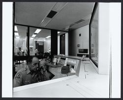 Charles Neher, chief dispatcher Santa Rosa Police Department, Santa Rosa, California, 1969