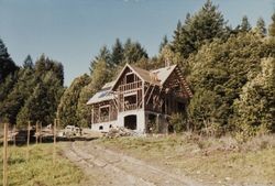 Construction site and buildings, Caswell Vineyards and Winter Creek Farm