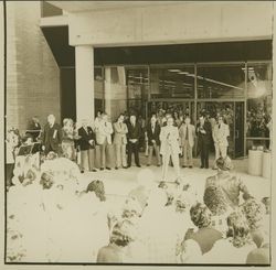 Ribbon cutting ceremony at Sears opening of the Santa Rosa Plaza Store, Santa Rosa, California, 1980