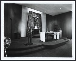 Interior of Holy Spirit Church, Santa Rosa, California, 1967