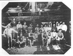 Employees of Sturgeon's Mill in Coleman Valley