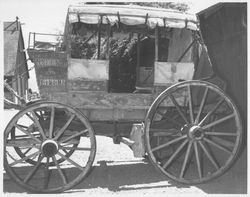 Vintage Redding and Bieber stagecoach, about 1963