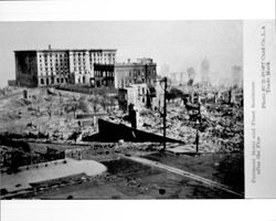 Fairmont Hotel and flood residence after the fire