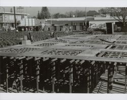 Construction of the Santa Rosa Central Library, 211 E Street, Santa Rosa, California, November 30, 1965