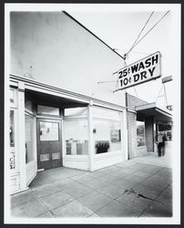 Exterior of Cloverdale Speed Wash, Cloverdale, California, 1965