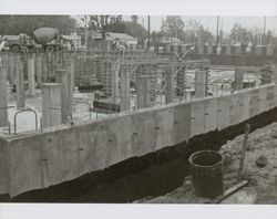 Construction of the Santa Rosa Central Library, 211 E Street, Santa Rosa, California, November 9, 1965