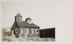 Looking up at the Chapel at Fort Ross