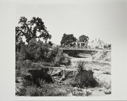 View of Main Street Bridge from Santa Rosa Creek bed