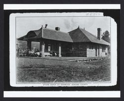 Stone depot at Kenwood, Sonoma County