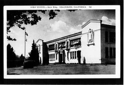 High School-main bldg., Healdsburg, California