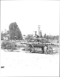 Assorted antique fire engines