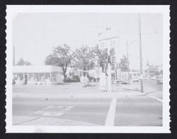 Looking east on Fourth Street from Northwest corner of Montgomery Drive