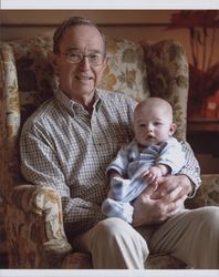 Portrait of James Giovano with his grandson, Petaluma, California, 2010