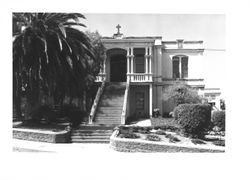 Exterior views of St. Vincent's Academy, Petaluma, California, 1960