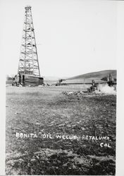 Bonita oil wells, Petaluma, California