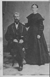 John and Martha Tupper, Petaluma, California, about 1873