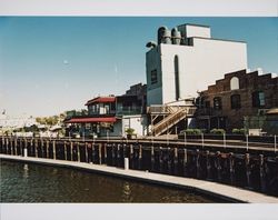 Train trestle on the Petaluma River, Petaluma, California, 1997