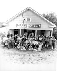 Reunion of Marin School alumni, Petaluma, California, 1968