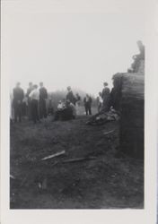 Crowd gathered at Fort Ross, California, about 1928