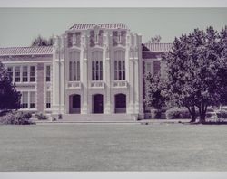 Front view of Santa Rosa High School, Santa Rosa, California, 1980s