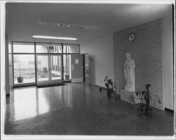 Hallways at Ursuline High School, Santa Rosa, California, 1958