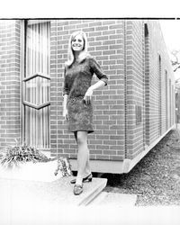 Laurie Ehlers, Miss Sonoma County contestant, Santa Rosa, California, 1969