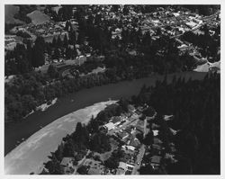 Aerial view of Guerneville