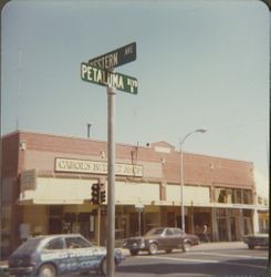 Corner of Petaluma Boulevard North and Western Avenue, Petaluma, California, September 8, 1977