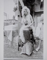 Susan W. Villa dressed as a mermaid in Petaluma, California, August 1986