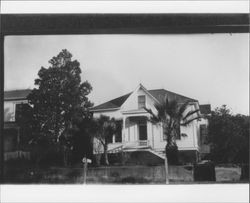 Unidentified Petaluma, California city houses, about 1910