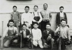 Lakeville Logan Baseball Team, Petaluma, California, about 1930