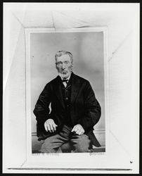 Portrait of unidentified man in Sonoma County California