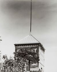 Sunset Line and Twine Company building tower, Petaluma, 1940s