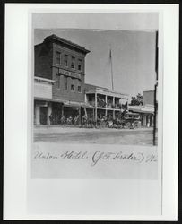 Union Hotel and businesses on West Street