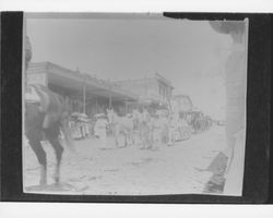 Fourth of July parade down Main Street, Petaluma, California, 1900