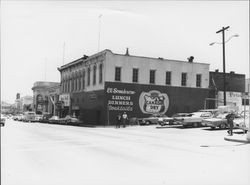 Looking south on Petaluma Boulevard near Mary Street, Petaluma, California, 1965