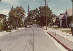 Orchard Street looking north, Santa Rosa, California, 1970