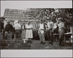 Redwood Rangers barbeque at the Bar O Ranch, Cloverdale, California, May 1951