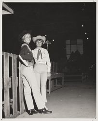 J. Horn and K. Juler at the Sonoma County Fair, Santa Rosa, California