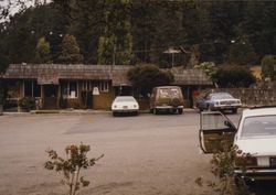 Exterior of Salt Point Lodge on the Sonoma County coast, 1985