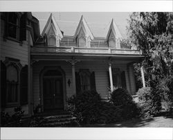 Exterior and outbuildings of The Gables, 4257 Petaluma Hill Road, south of Santa Rosa, California, September 1983