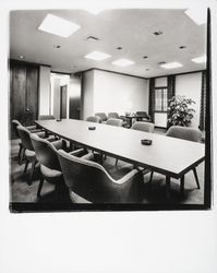 Conference room at Summit Savings, Santa Rosa, California, 1970