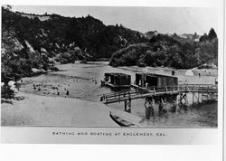 Bathing and boating at Eaglenest, California