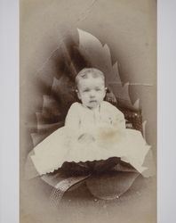 Portrait of an unidentified baby taken in the 1880s