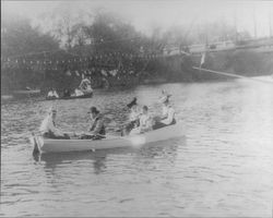 Rowboats on the Russian River during the Water Carnival