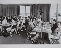 Library Staff Day luncheon at the Central Library, Santa Rosa, California, about 1970